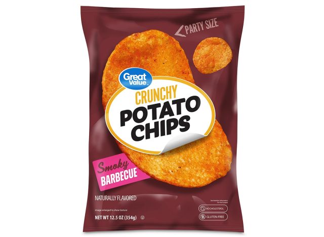 Great Value Party Size Barbecue Potato Chips 