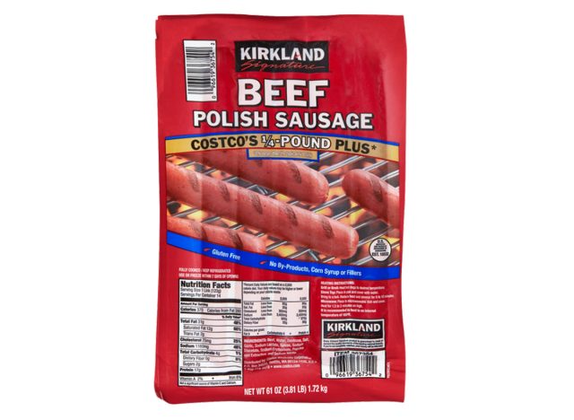 Kirkland Beef Polish Sausage 