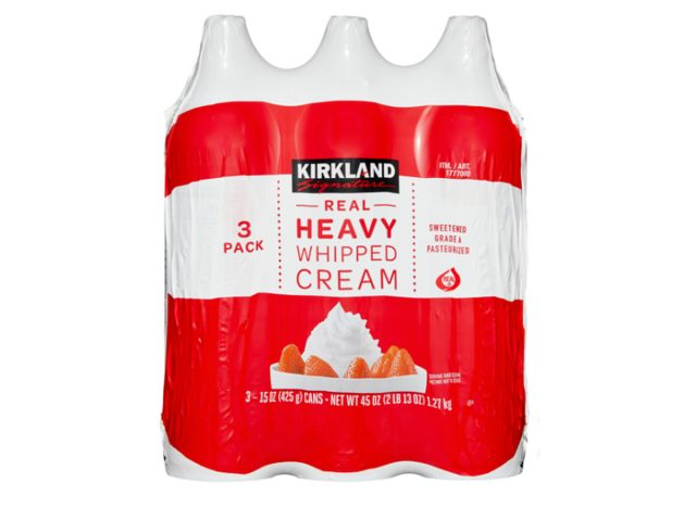 Kirkland Heavy Whipped Cream 