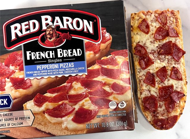 Red Baron Pepperoni French Bread Personal Frozen Pizza