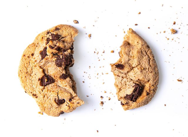 Isolate cookie on white background, With clipping path.