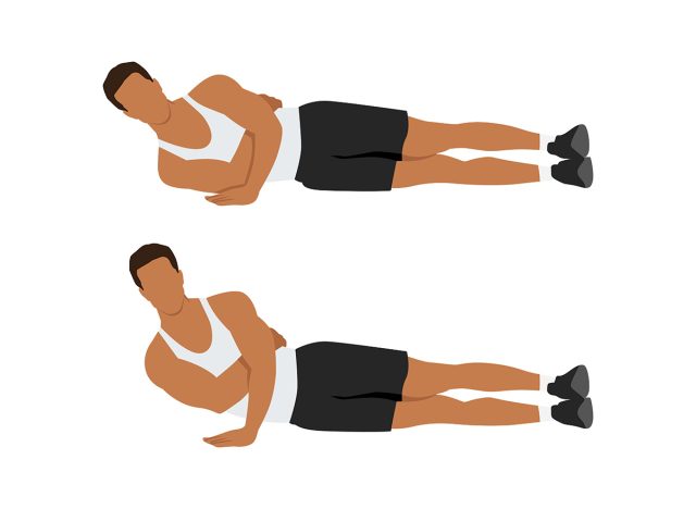 Side-Lying Triceps Push-Ups