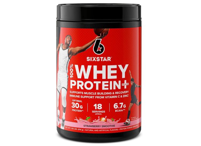 SixStar 100% Whey Protein Strawberry Smoothie