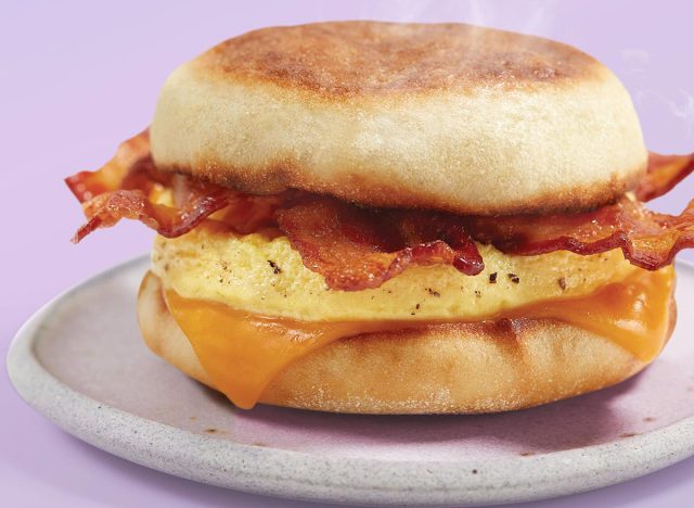 Bacon Egg Cheese English Muffin from Coffee Bean & Tea Leaf