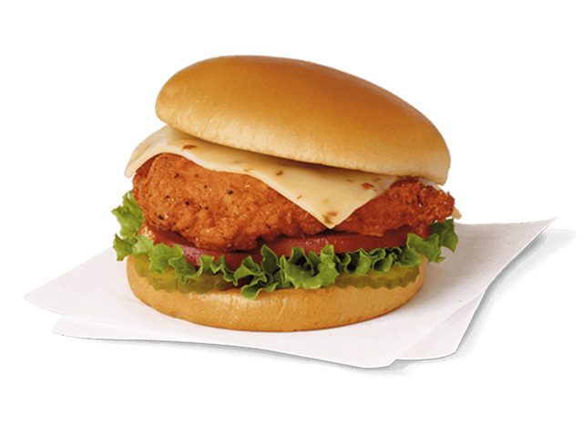 Chick-fil-A's Spicy Deluxe Sandwich with Pepper Jack Cheese