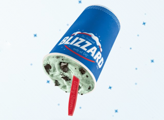 Dairy Queen Mint Oreo Blizzard