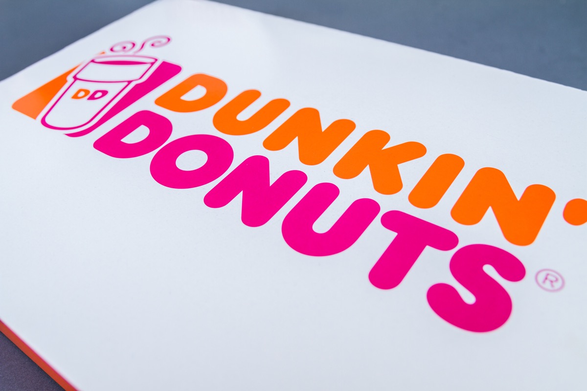 Berlin,,Germany, ,August,11,,2018:,Dunkin',Donuts,Logo,On