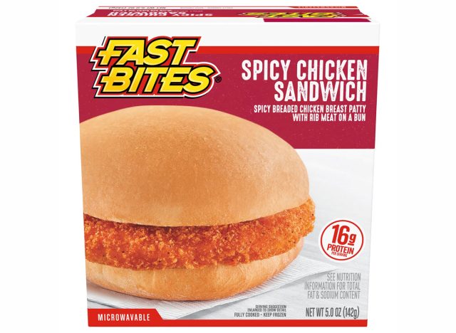 Fast Bites Spicy Breaded Chicken Sandwich