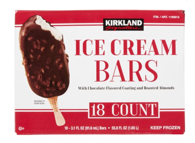 Kirkland Signature Ice Cream Bars