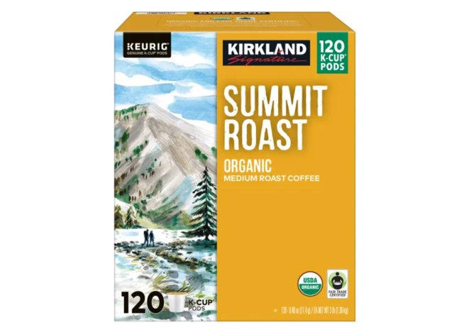 Kirkland Signature Coffee Organic Summit Roast K-Cup Pod