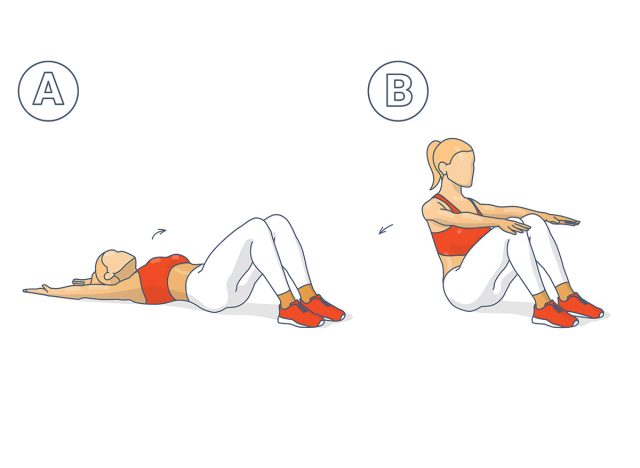 Swing up, Isometric Knee Press