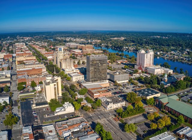 Aerial View of Downtown Augusta, Georgia