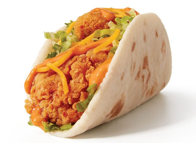 Taco John's Queso Fried Chicken Taco