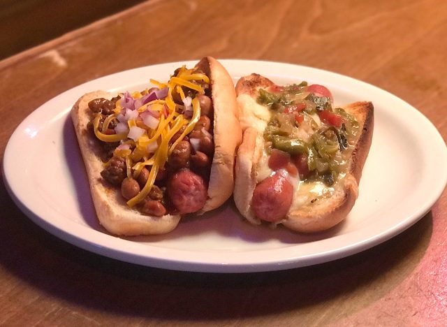 Texas Roadhouse Chili Cheese Dog