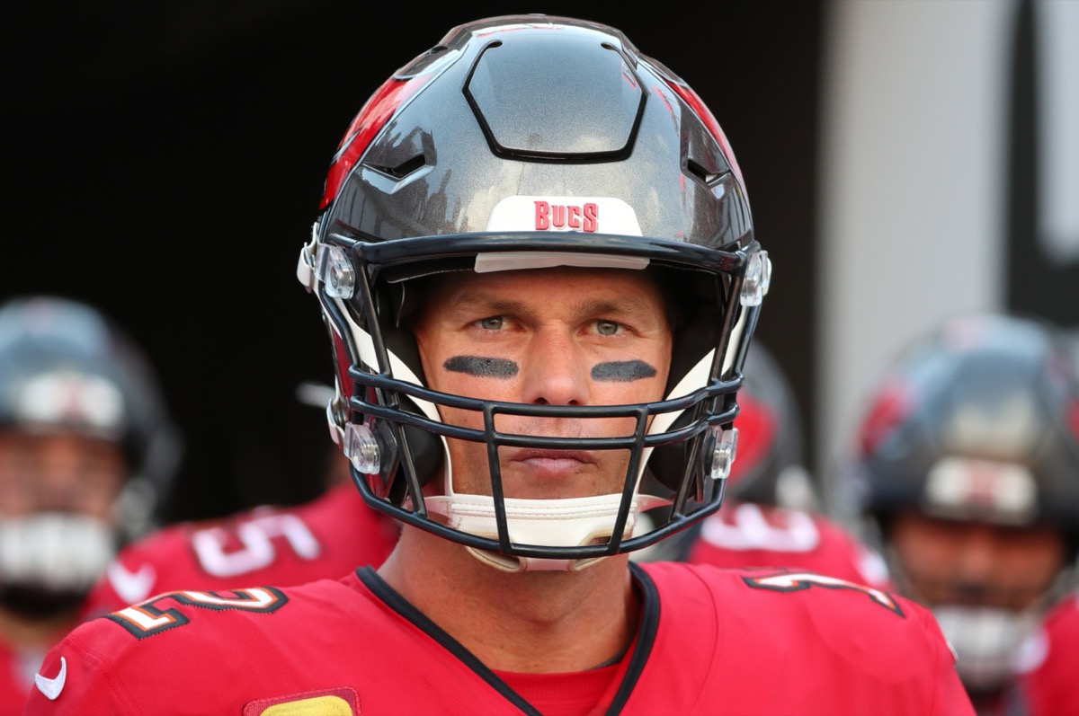 Dec 12, 2021; Tampa, FL USA; Tom Brady during an NFL game at Raymond James Stadium. (Steve JacobsonIts Sports Magazine)