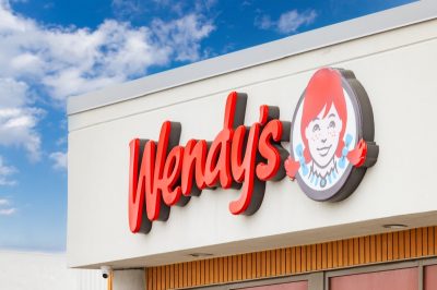 Toronto, Canada, March 3, 2023; The Wendy's logo sign on a Wendy's fast food restaurant in Toronto