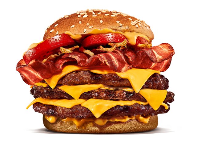 Burger King's *Duo Bacon Cheese Triple Beef Whopper