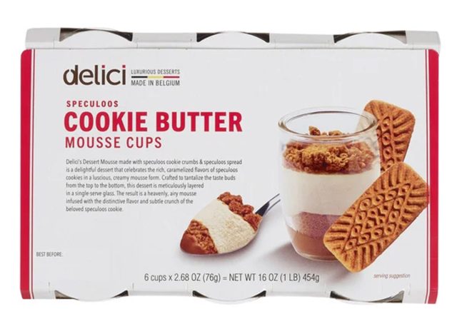 Delici Cookie Butter Mousse Cups