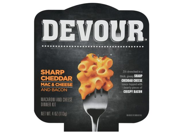 DEVOUR Sharp Cheddar Mac & Cheese with Bacon