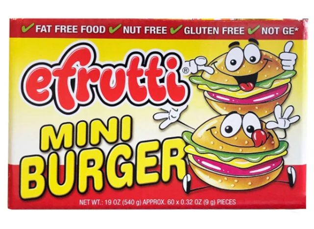 E.Frutti Gummi Mini Burger