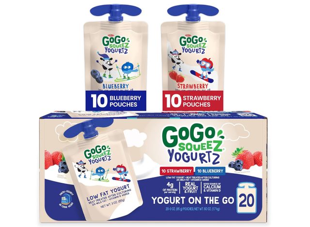 GoGo SqueeZ YogurtZ, Variety Pack, 3 oz, 20-count