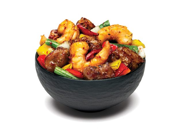 Panda Express Firecracker Steak and Shrimp