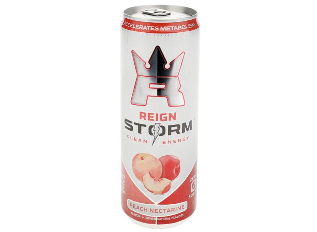 Reign Storm Peach Nectarine Drink