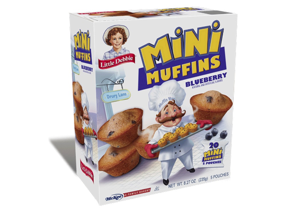 mini muffins: blueberry
