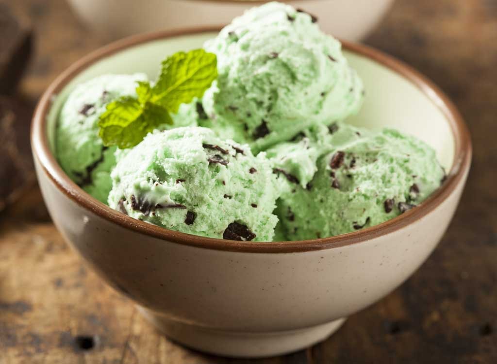 Mint Chocolate Chip Ice Cream